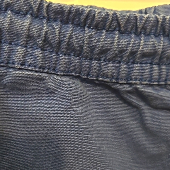 Goodthreads, Men's Shorts, Sz Lg, Blue, Cotton, Durable, Denim, Elastic Waist - Picture 7 of 11